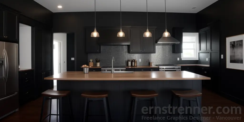Ernst Renner kitchen renovation visualization concept render